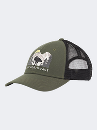 قبعة لايف ستايل مطرزة للجنسين The North Face Embroidered Mudder أخضر