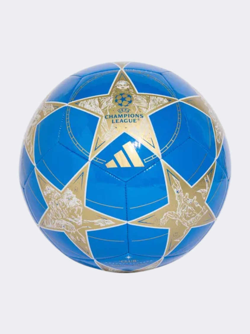 كرة قدم Adidas Ucl 25/26 League للجنسين أبيض/بانتون/ذهبي