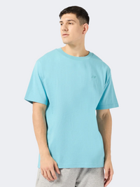 قميص رجالي من القطن من نيو بالانس لايف ستايل، لون أزرق تافي