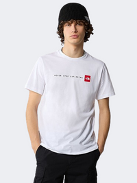 تيشيرت The North Face Never Stop Exploring رجالي للحياة اليومية أبيض/أسود/أحمر