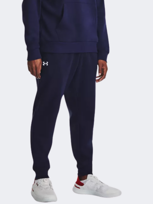 Under Armour Rival Fleece Men Lifestyle Pant Navy/White
