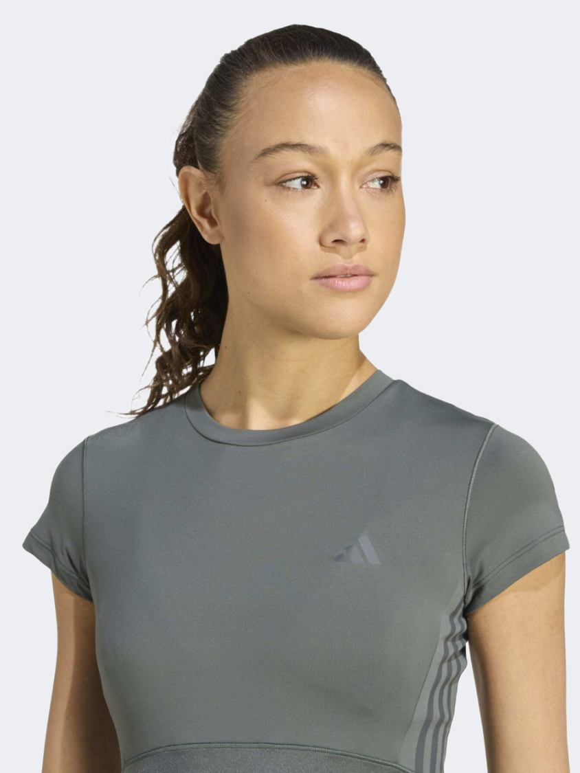 Adidas Baby Brillant Hyperglam Women Training T-Shirt Grey