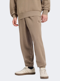 Adidas Kit Small Logo Regular Cuffed Men Sportswear Pant Khaki Six