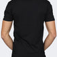 Oil And Gaz V-Neck  Men Lifestyle T-Shirt Black
