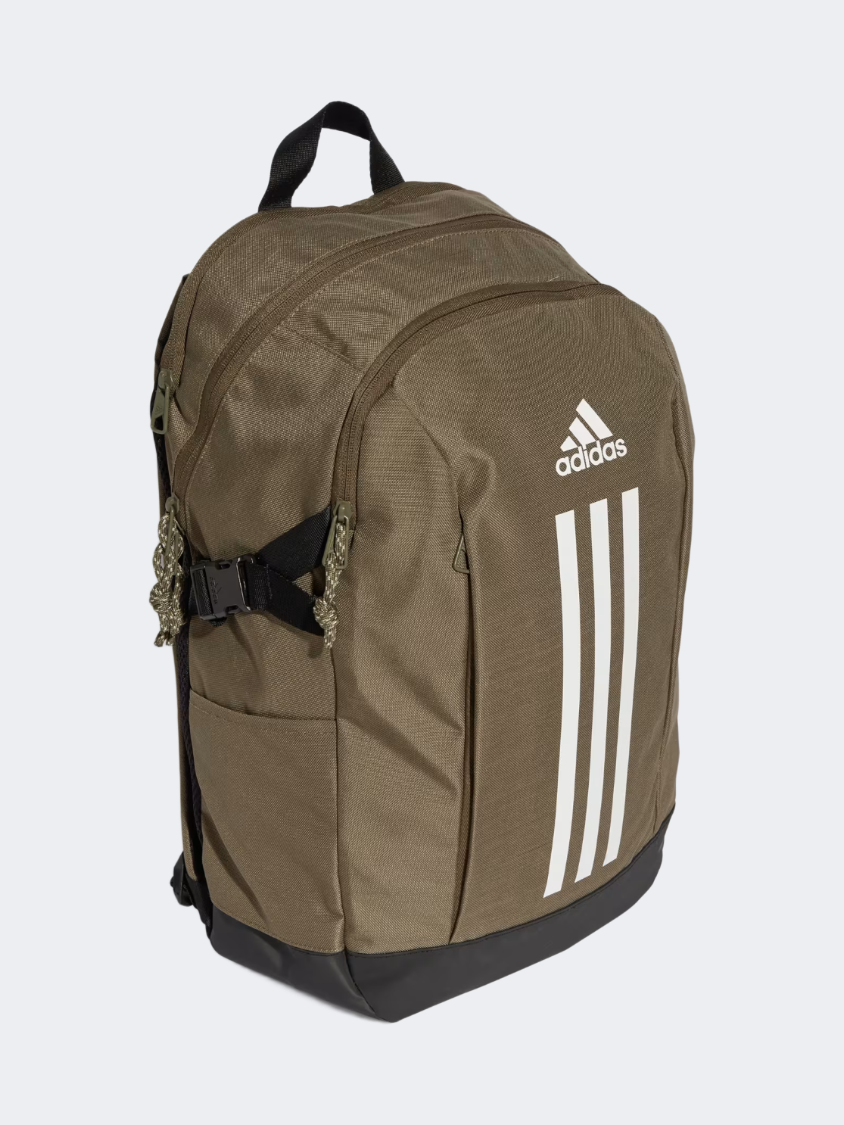 Adidas Power Unisex Sportswear Backpack Olive Strata/White