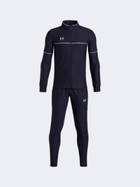 بدلة كرة القدم الأولاد تشالنجر من أندر آرمور باللون الأزرق الداكن/الأبيض