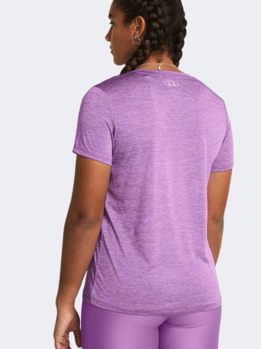 Under Armour Tech Twist Women Training T-Shirt Provence Purple Ace
