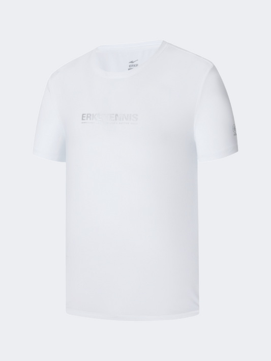 Erke Men Tennis T-Shirt White