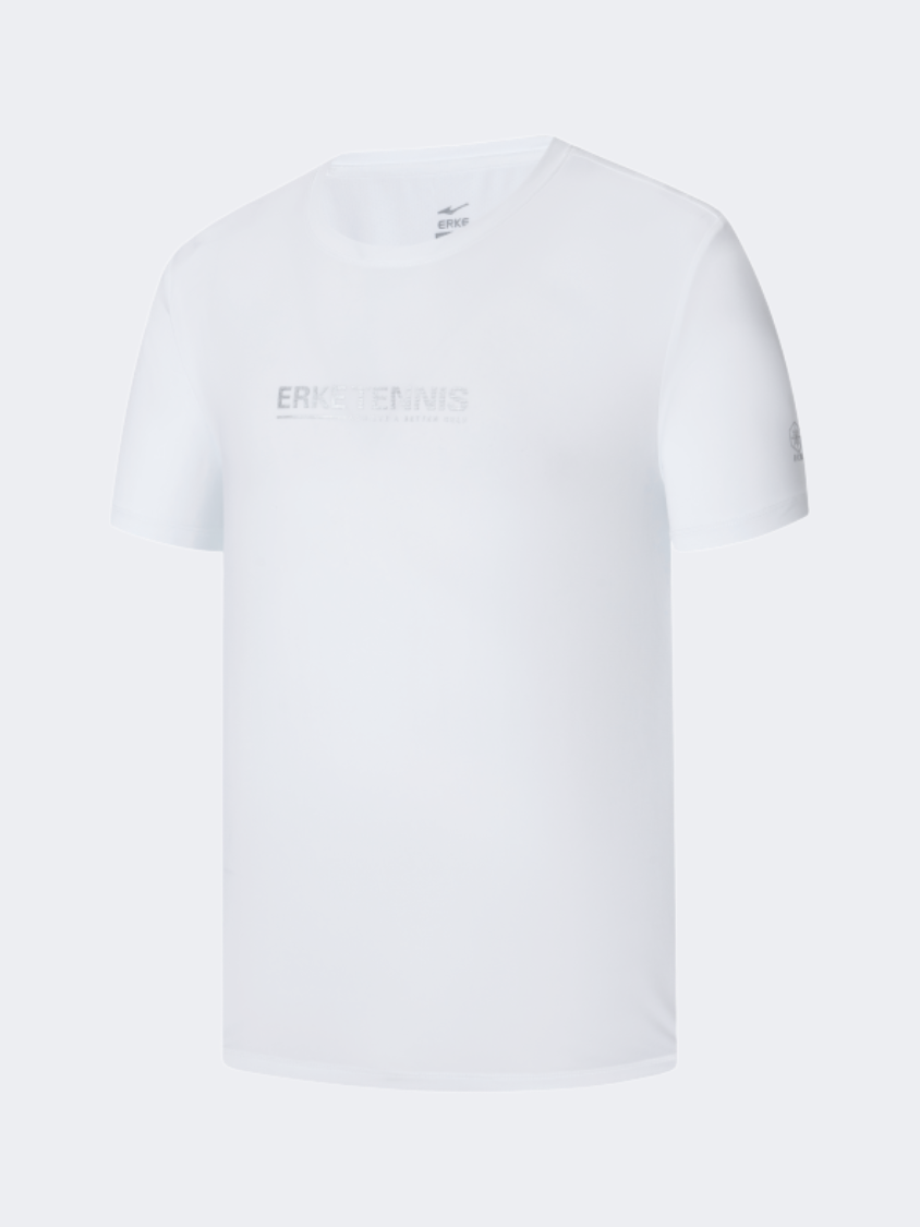 Erke Men Tennis T-Shirt White