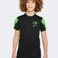 Nike Cr7 Academy 23 Boys Football T-Shirt Black/Green Strike