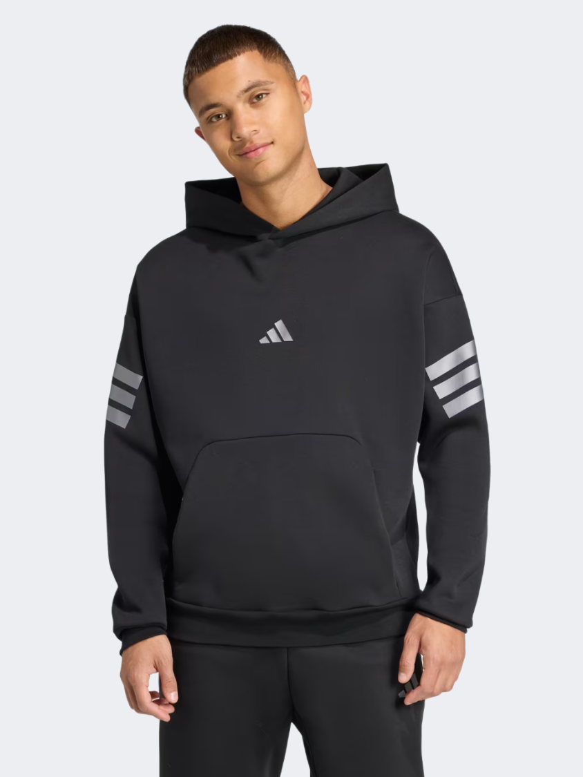 Adidas Future Icons 3-Stripes Men Sportswear Hoody Black