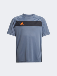 Adidas Tiro 25 Essentials Kids-Boys Football T-Shirt Onix/Orange