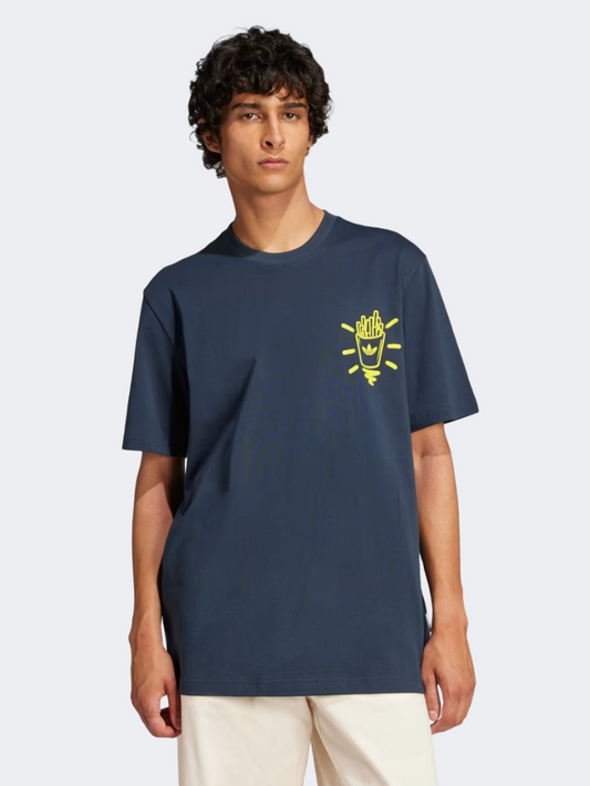 Adidas Originals Men T-Shirt Aurora Ink