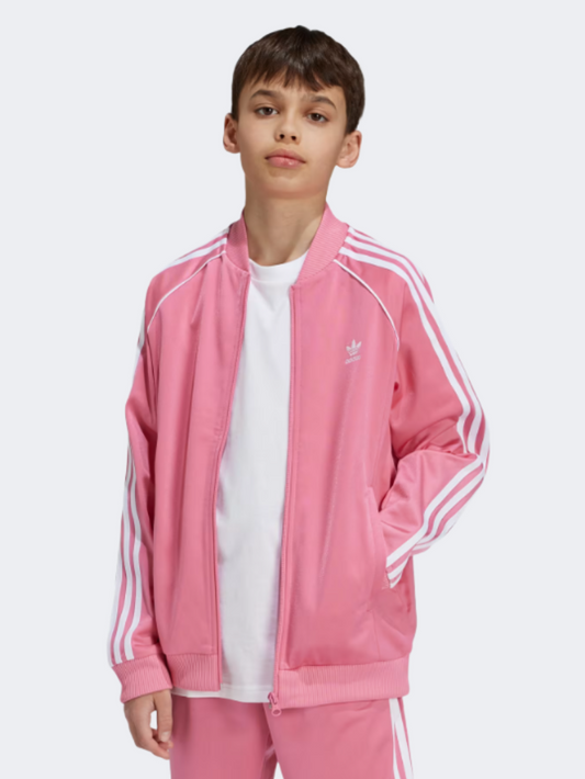 Adidas Sst Kids-Girls Original Track Top Rose Tone