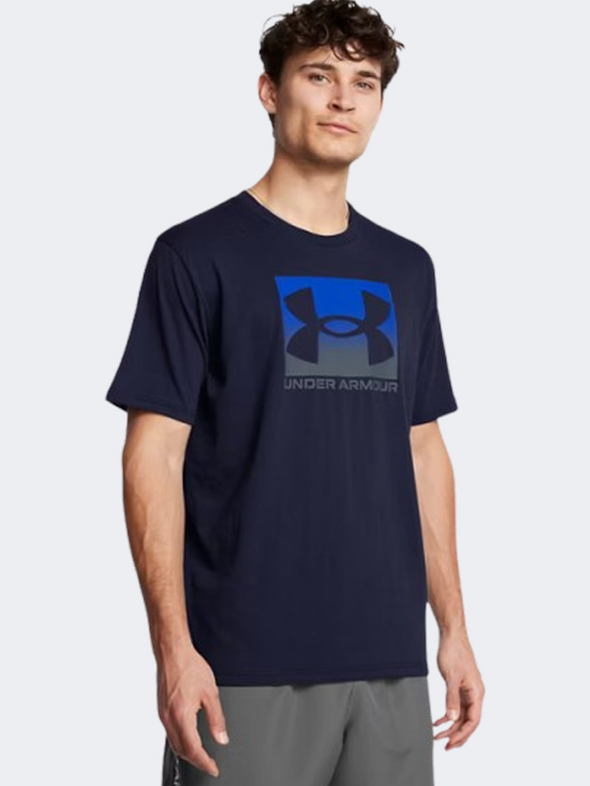 Under Armour Boxed Sports Updated Men Lifestyle T-Shirt Midnight Navy/Black