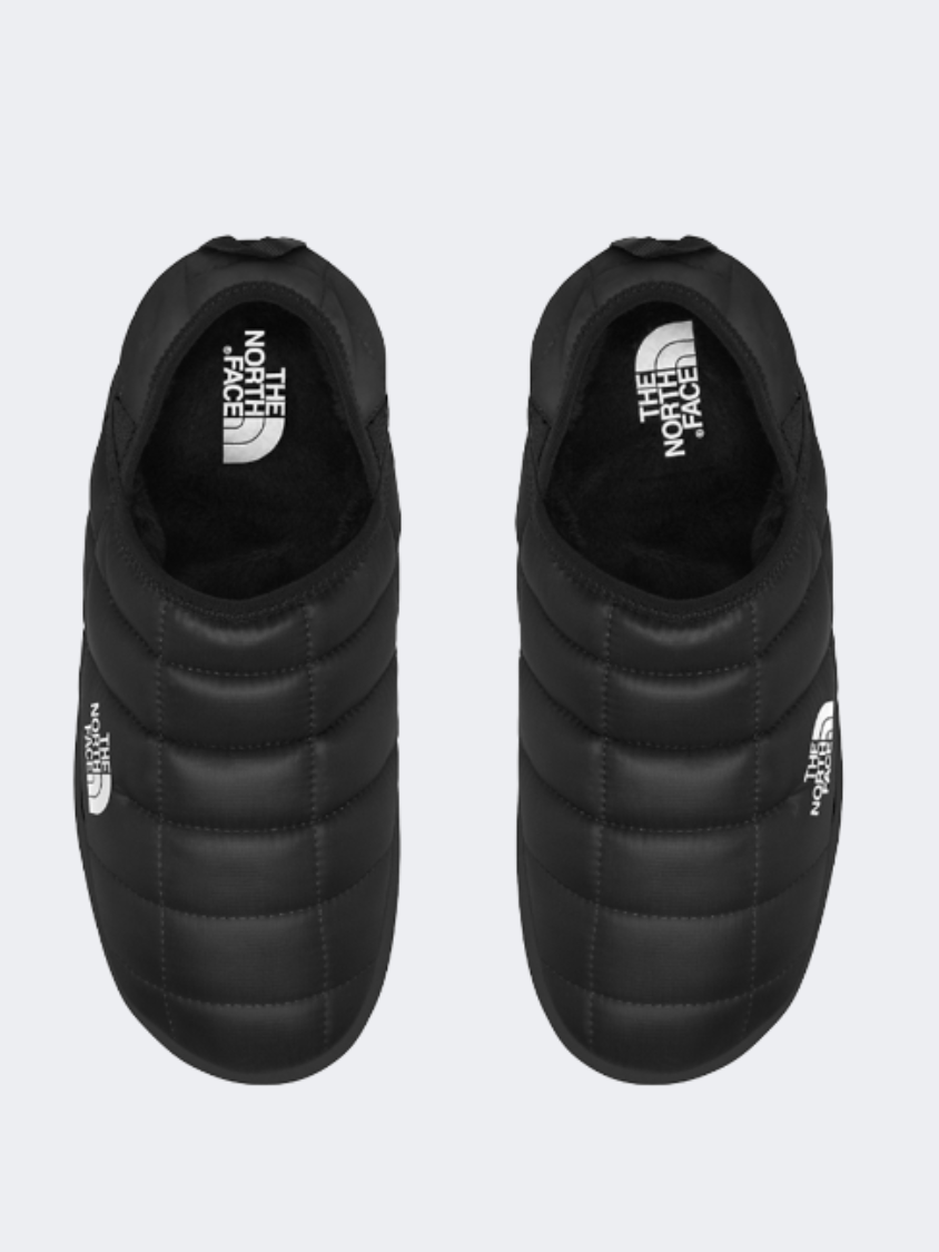 The North Face شباشب رجالية للحياة اليومية Traction Mule V باللون الأسود/الأبيض