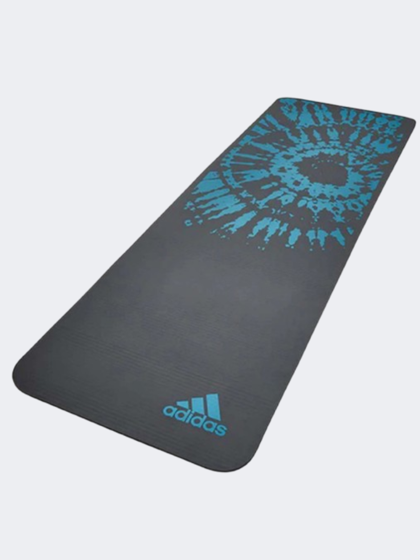 Adidas Accessories Tie Dye 10 Mm Unisex Yoga Mats Grey/Blue
