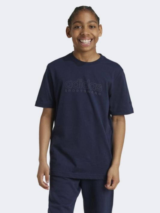 Adidas Szn Gfx Boys Sportswear T-Shirt Legend Ink
