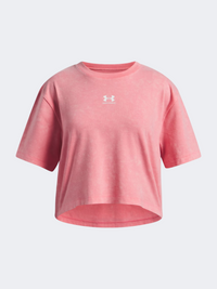 تيشيرت بنات Under Armour رايفل ووش لايف ستايل بيترسويت بينك