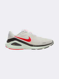 حذاء جري رجالي Nike Structure 26 لون أبيض/رمادي متوسط