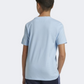 Adidas Essentials Big Logo Boys Sportswear T-Shirt Sky Blue/White