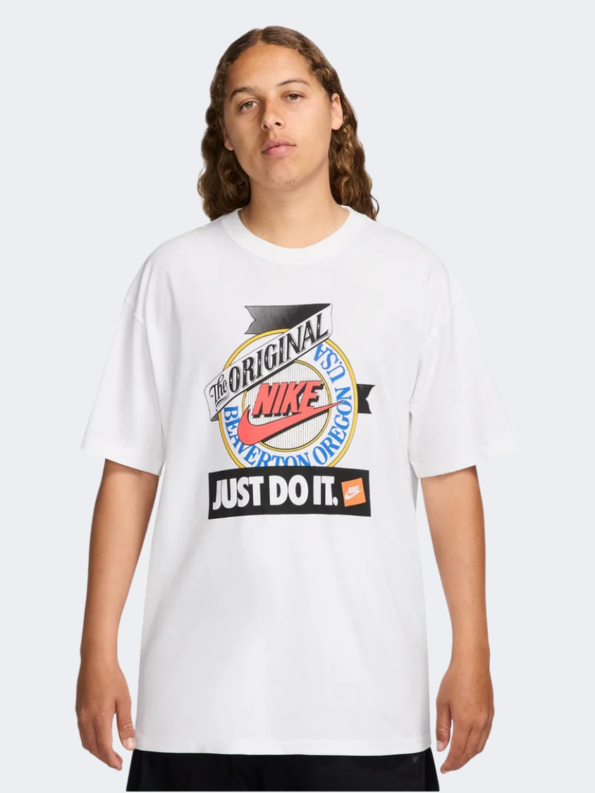 تي شيرت حياة الرجال Nike Nsw M90 أبيض