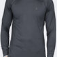 Oil And Gaz Round Neck Men Fitness Long Sleeve Anthracite