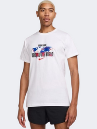 Nike Fast FW Men Running T-Shirt White