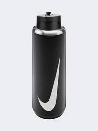 قارورة تدريب للجنسين Nike Rechar 32 أونصة أسود/أبيض
