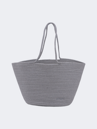 Oil & Gaz Functional Women Ribbed Beach Bag Grey