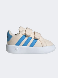 Adidas جراند كورت 2 أحذية رياضية للبنات أبيض/أزرق/كحلي