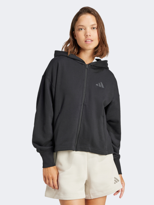 Adidas All Szn French Terry Women Sportswear Hoody Black