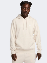 هودي Nike Sportswear Club لايف ستايل للرجال أوروود براون/أبيض
