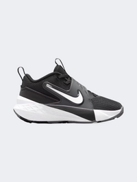 حذاء كرة سلة للجنسين Nike Team Hustle 12 Ps أسود/أبيض