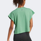 Adidas Studio Women Training T-Shirt Preloved Green/Grey