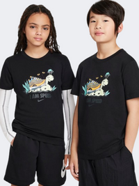 تيشيرت لايف ستايل أولاد Nike Sportswear Create Snail أسود