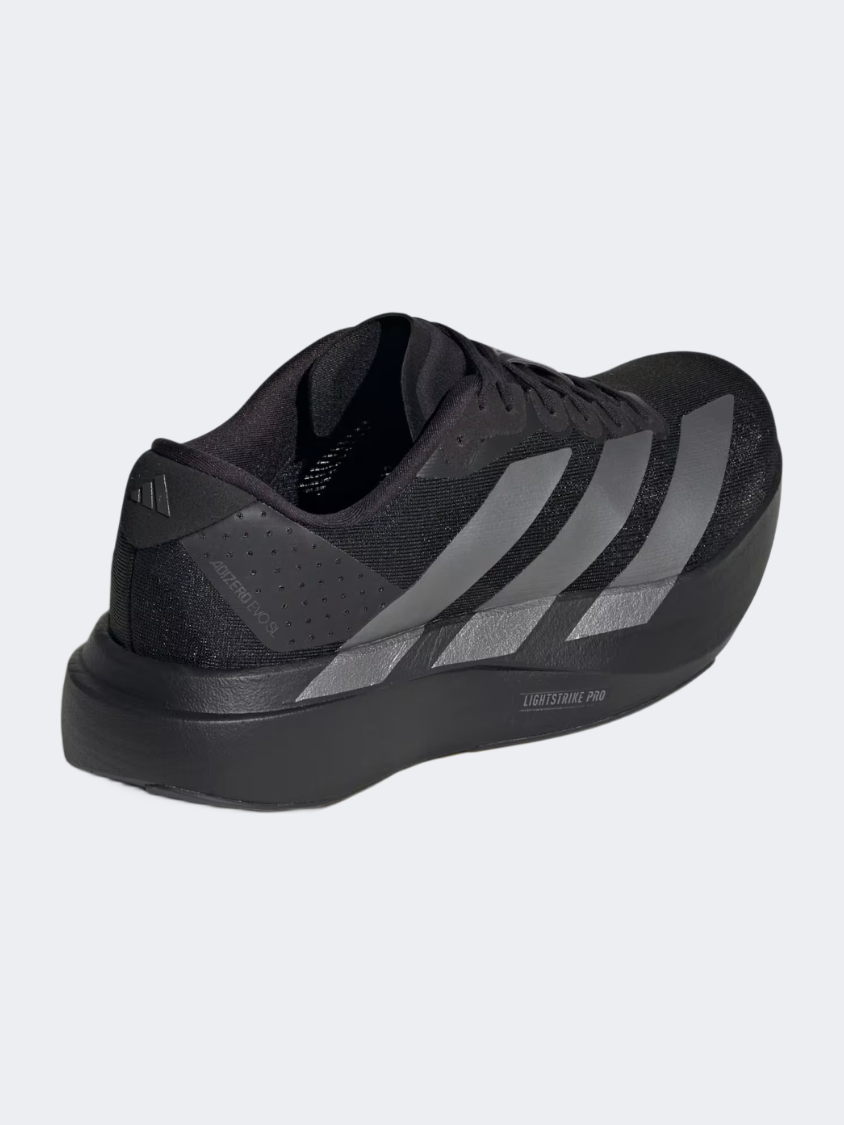 Adidas Adizero Evo Sl Women Running Shoes Black/Iron Metallic