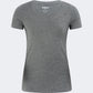 Oil And Gaz V Neck Women Lifestyle T-Shirt Heather Grey