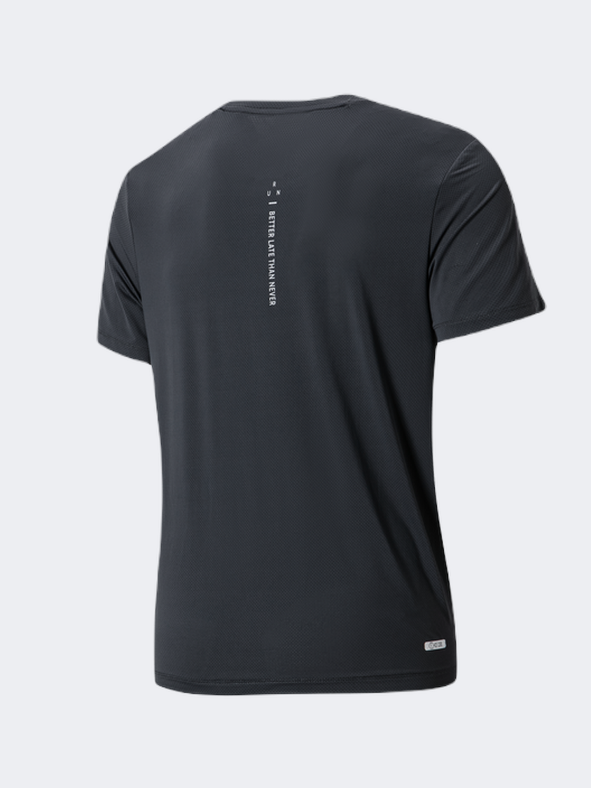 Erke Men Running T-Shirt Dark Grey