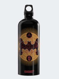 زجاجة ماء سيغ ترافيلر باتمان كلاسيك 1 لتر نمط حياة للجنسين أسود/ذهبي/أحمر