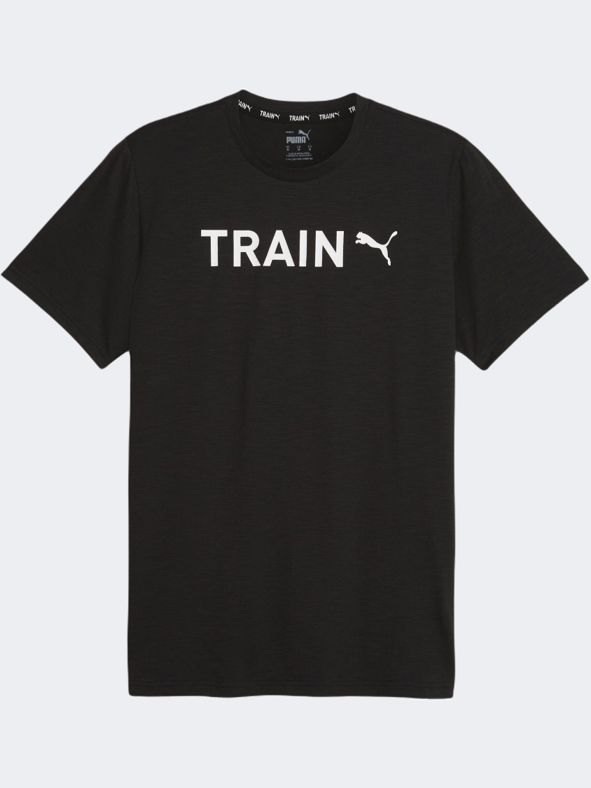 Puma Graphic Men Training T-Shirt Black