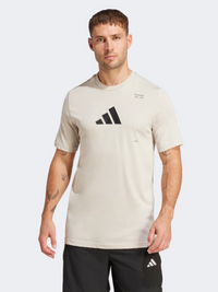 Adidas All Gym Category Printed Men Training T-Shirt Wonder Alumina