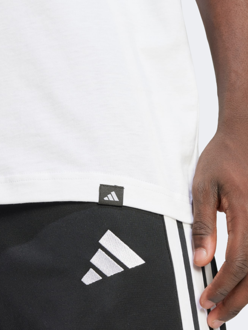 Adidas Yay Sports Graphic Men Sportswear T-Shirt White