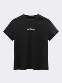 تي شيرت إركي كرو للنساء أسود نمط حياة