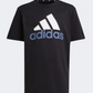 Adidas Essentials Logo Little Boys Sportswear Set Black/White