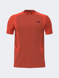 تيشيرت تدريب رجالي Under Armour Vanish Seamless فاير/كاستلروك