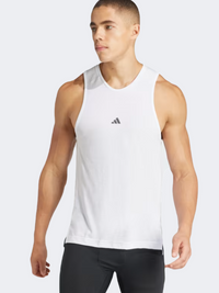 توب تدريب رجالي Adidas Yoga أبيض