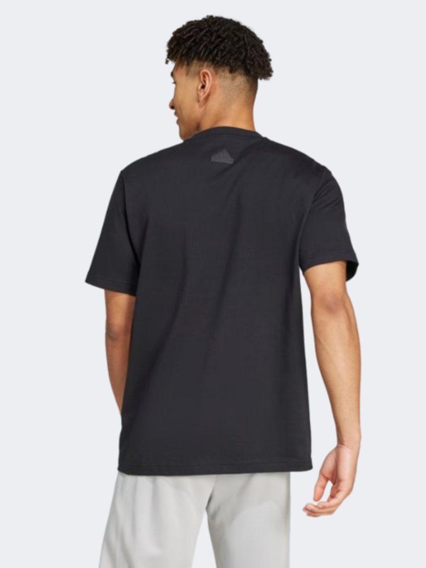 Adidas City Escape Landscape Men Sportswear T-Shirt Black