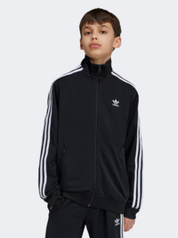 Adidas Adicolor Firebird Kids-Unisex Original تراك توب أسود