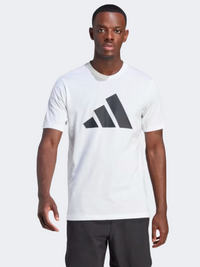 Adidas Essentials Feelready Logo Men Training T-Shirt White/Black